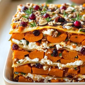 Layered Sweet Potato Lasagna recipe